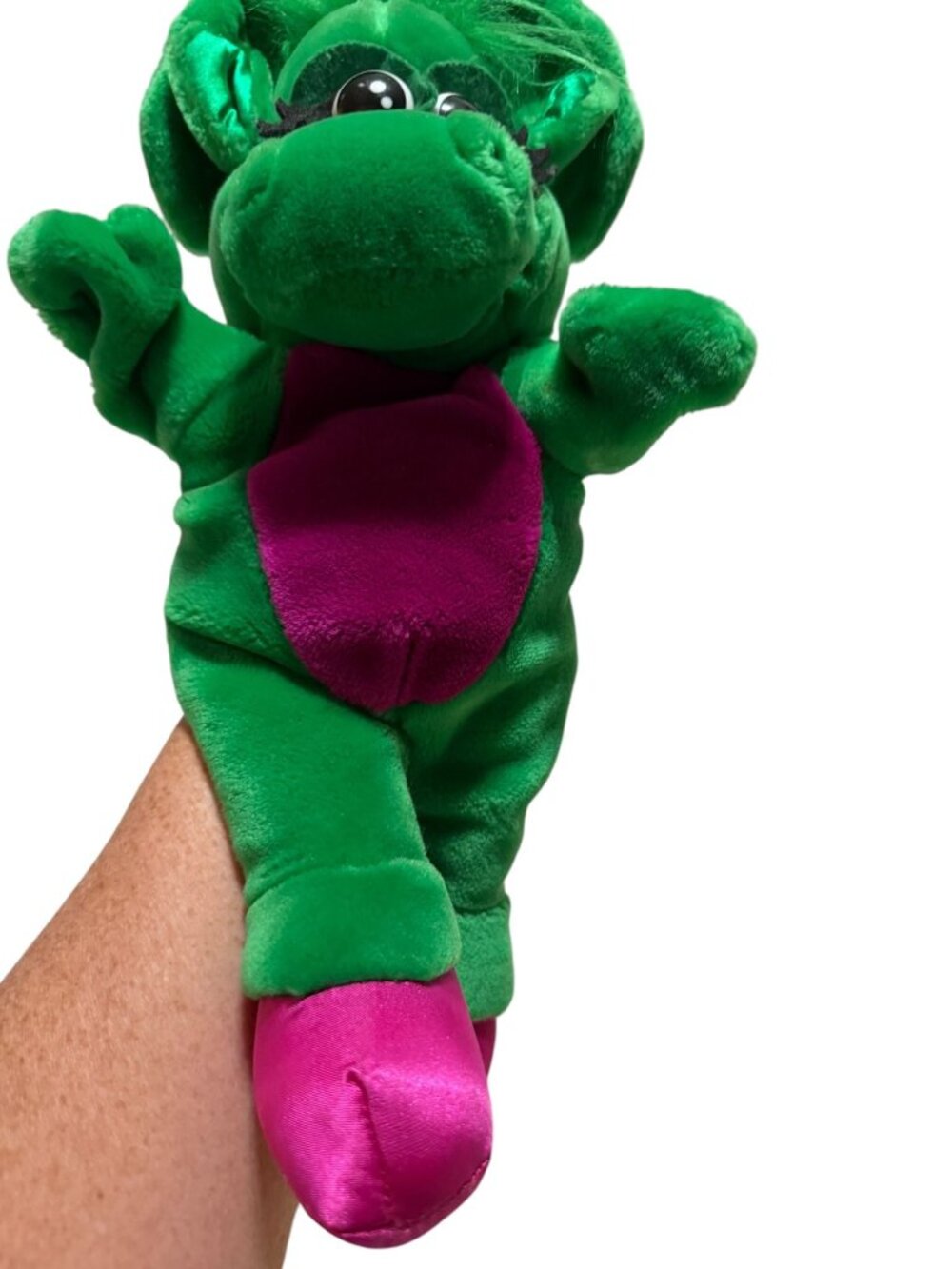 Barney & Friends Plush Toys Barney BJ Baby Bop Puppet Lyons Group 90's - Picture 12 of 16